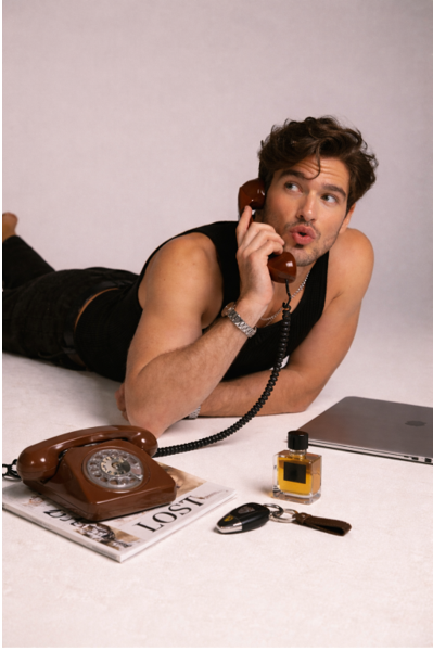 Brand telephone signature prop