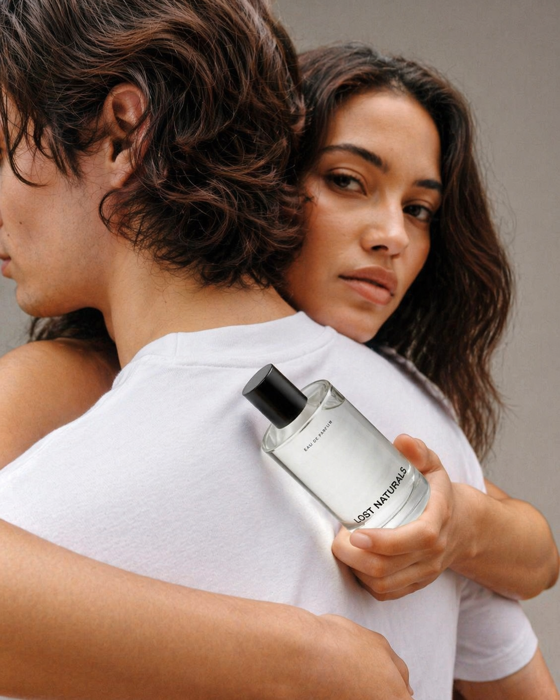 Couple with perfume