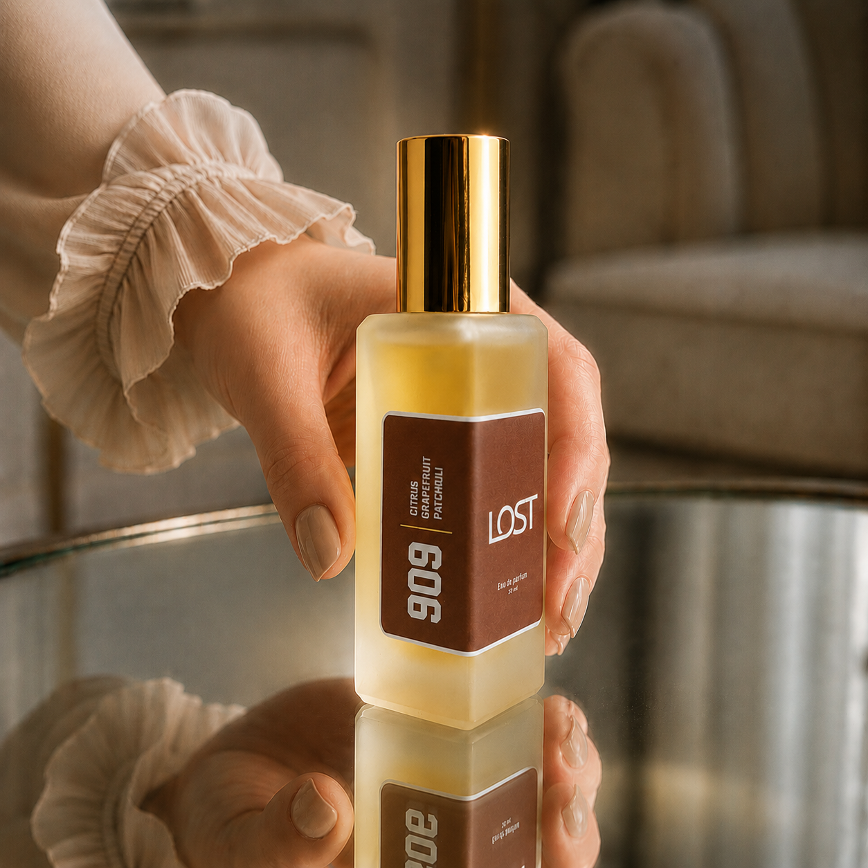 2 909 with women hand - Lost-Naturals