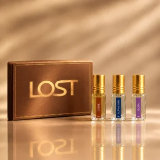 The Aroma Affair | Unisex Gift Set - 3X3ML - Lost Naturals Natural Attar & Fragrance