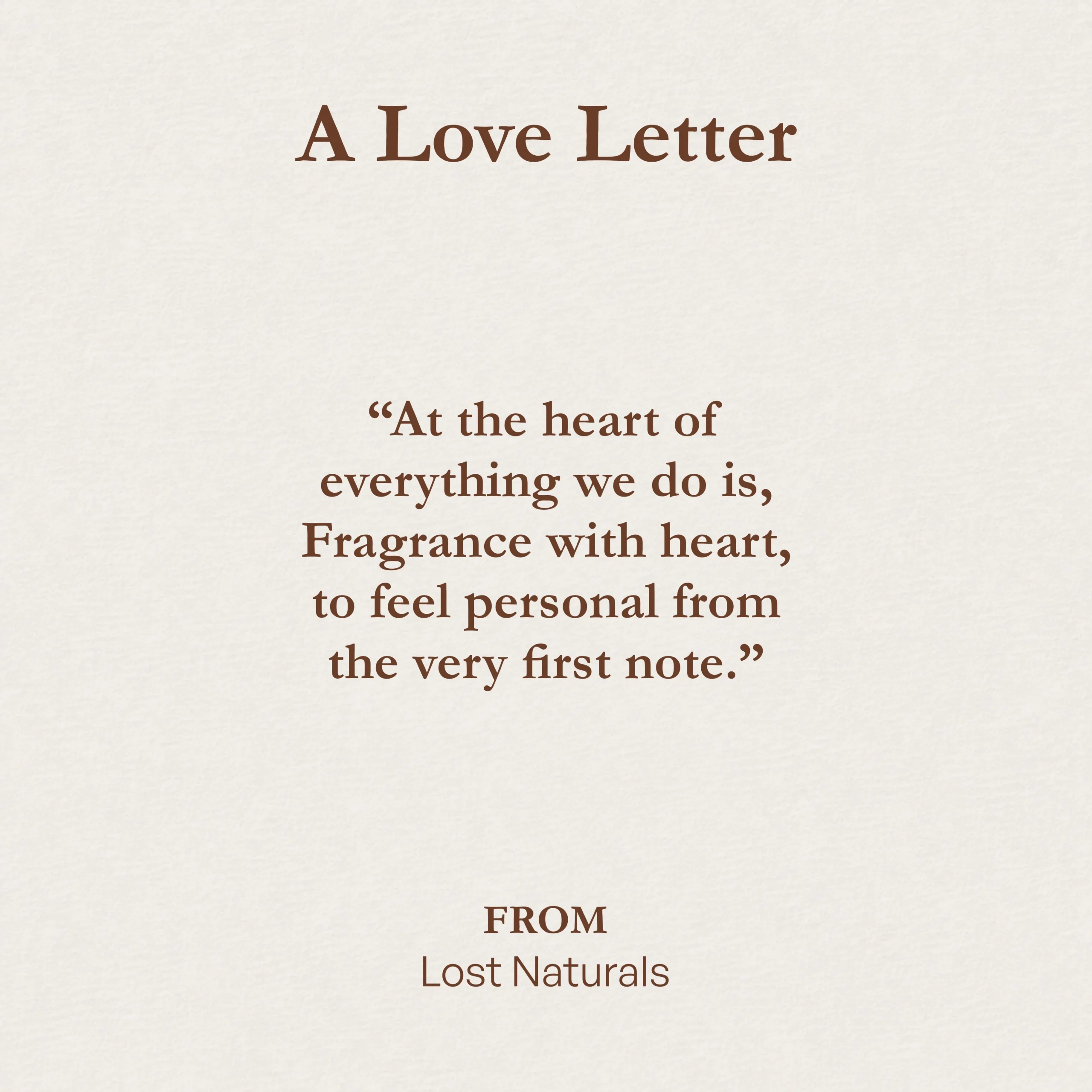 Common Last creative - Love Letter - Lost-Naturals