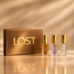 The Oud Harmony - Gifting | Unisex - 3X3ml - Lost Naturals Natural Attar & Fragrance